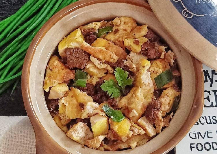 Orak Arik Tahu Telur