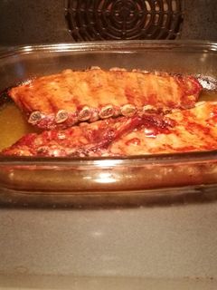 Una foto de Costillas de cerdo al horno