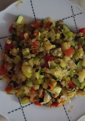 Una foto de Antipasti de verduras