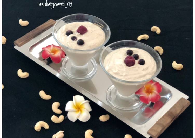 Resep Cashew Yogurt  (Kacang mete Yogurt), Menggugah Selera