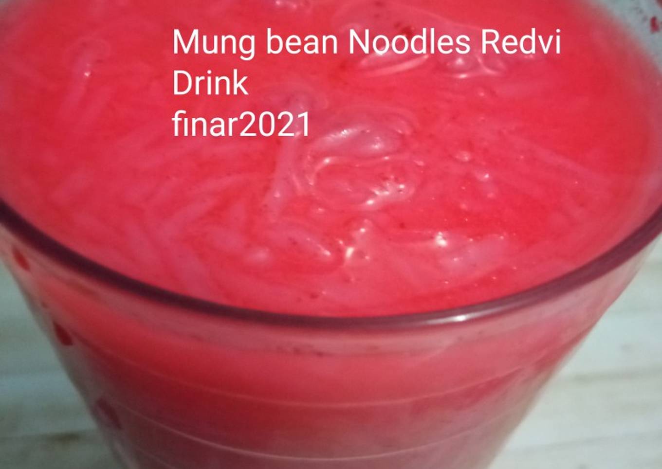 Mung bean noodles Redvi Drink