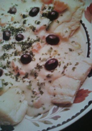 Una foto de Cazón a la nicoise