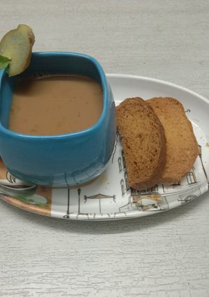A picture of Tulsi Ginger Tea.