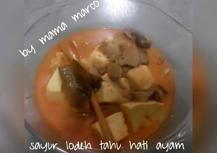 Bagaimana Membuat Sayur lodeh tahu Dan hati ayam Anti Gagal
