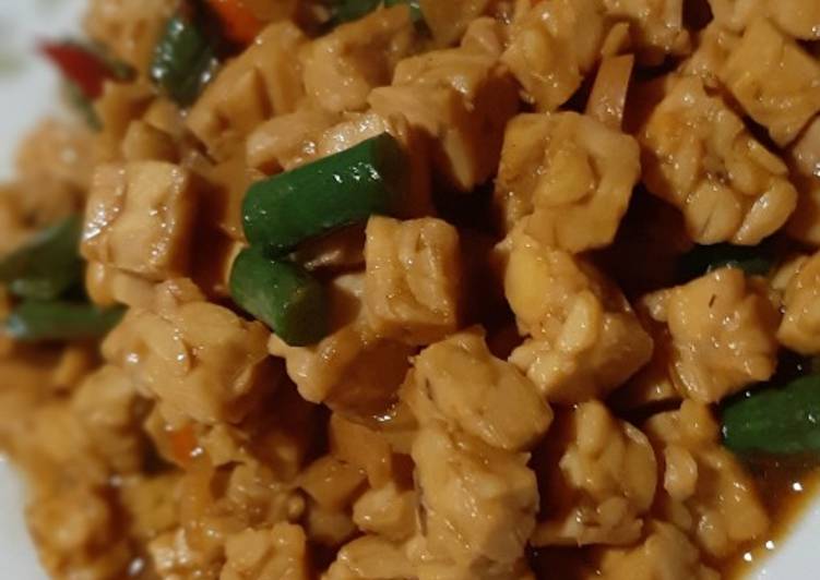 Kering Tempe Kacang Panjang Sosis Spesial