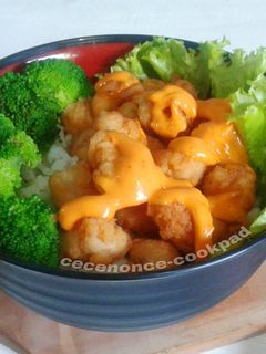 Foto resep Chicken Mayo Rice Bowl