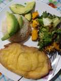 Nopales rellenos y capeados