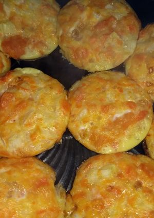 Una foto de Mini tortillas de zanahorias bien sanitas