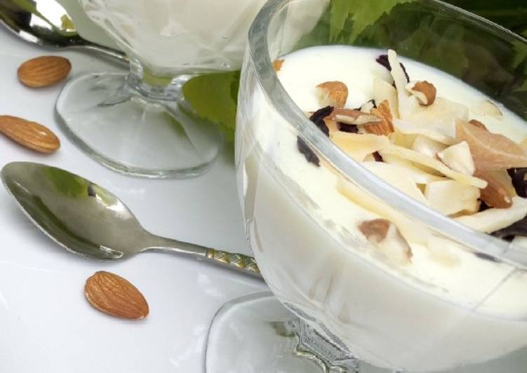 Recipe of Homemade Muhallabia (milk pudding) | This is Recipe So Yummy You Must Test Now !!