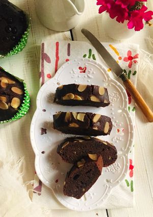 Foto resep Choco Banana Cake- No Mixer