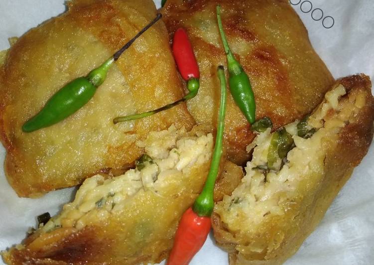 Resep #124. Martabak Mie Kornet Keju yang Lezat Sekali