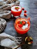 Red Papaya Yoghurt Smoothies
