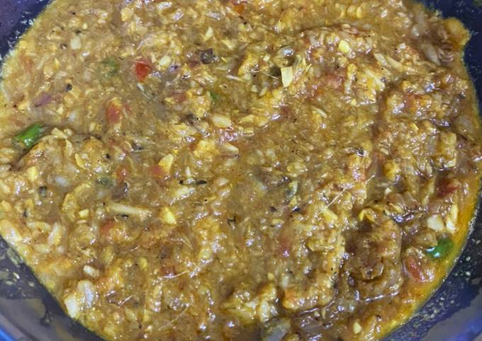 Bombay Duck Bharta or Bombil Bharta