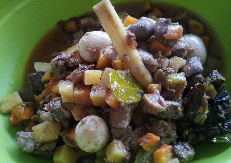 Bumbu memasak Sambal Goreng Kentang, Wortel, Ati Ampela &amp; Telur Puyuh, Lezat Sekali