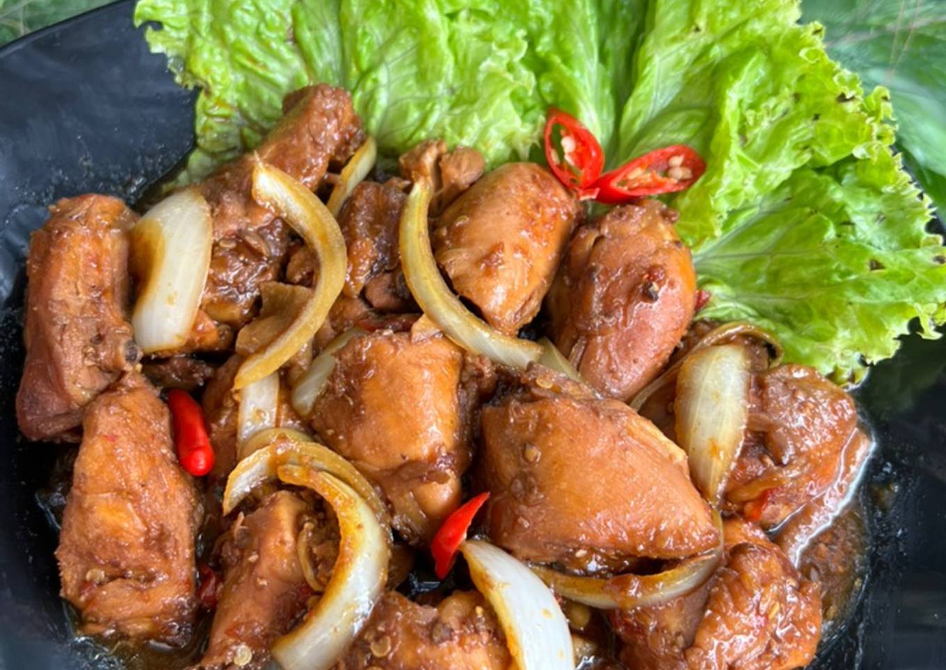 Ayam Kecap Teriyaki Bawang Bombay