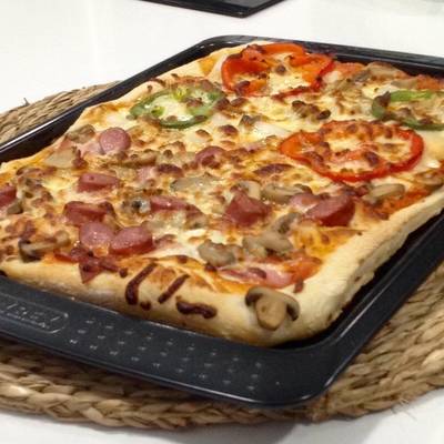 Masa para pizza italiana (con robot de cocina) Receta de Marydu- Cookpad