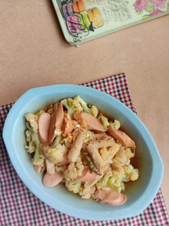 Foto resep Tumis Sosis Baby Corn