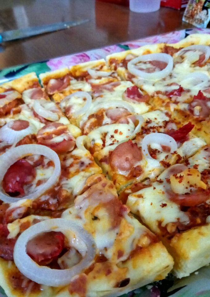 Foto resep Pizza double-pan mudah dan sederhana