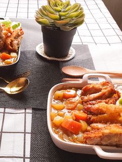 Foto resep Chicken katsu curry rice