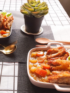 Foto resep Chicken katsu curry rice