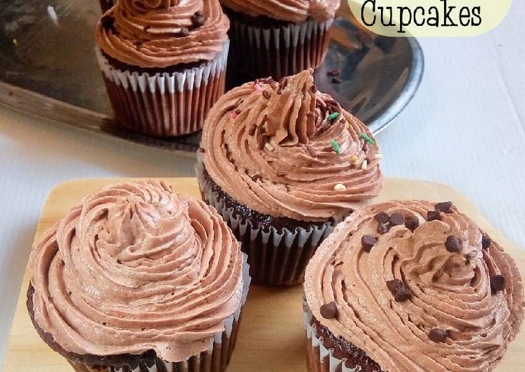 Banana Chocolate Cupcakes (No Mixer)