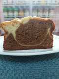 Cream cheese filled banana bread
