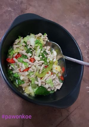 Foto resep Ca sawi putih ayam giling