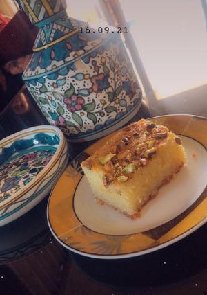صورة لوصفة بسبوسة (النوباني)