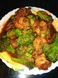 প্রণ ব্রোকোলি স্টর ফ্রাই(Prawn Broccoli stir fry recipe in bengali)