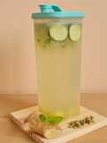Limonada con pepino y jengibre