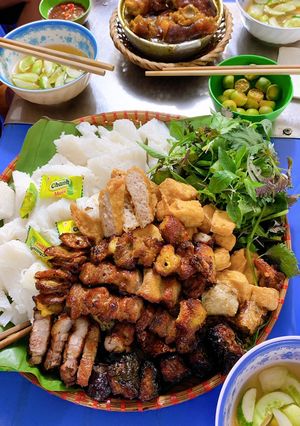 Hình của món Bún đậu mắm tôm 🍤.