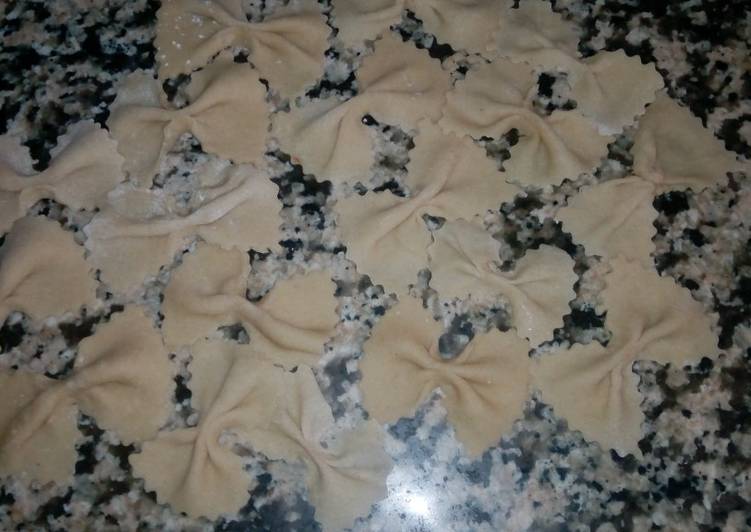 Recipe of Perfect Farfalle (bow tie) pasta