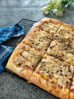 Foto resep Tuna Corn Cheese Mayo Bread