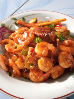 Foto resep Udang Petai Saus Tiram