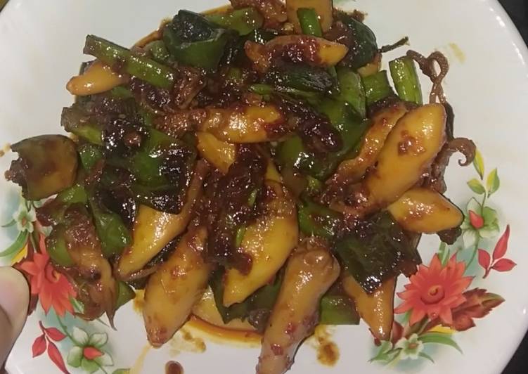 Resep Terbaru Cumi Asin Mudah Gurih Mantul