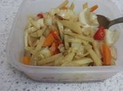 A picture of stir-fry potatoes in oyster sauce