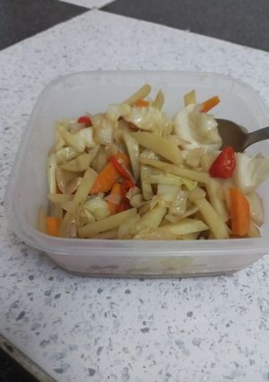 A picture of Stir-fried cabbage.
