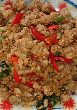 Foto resep Tumis oncom pedas