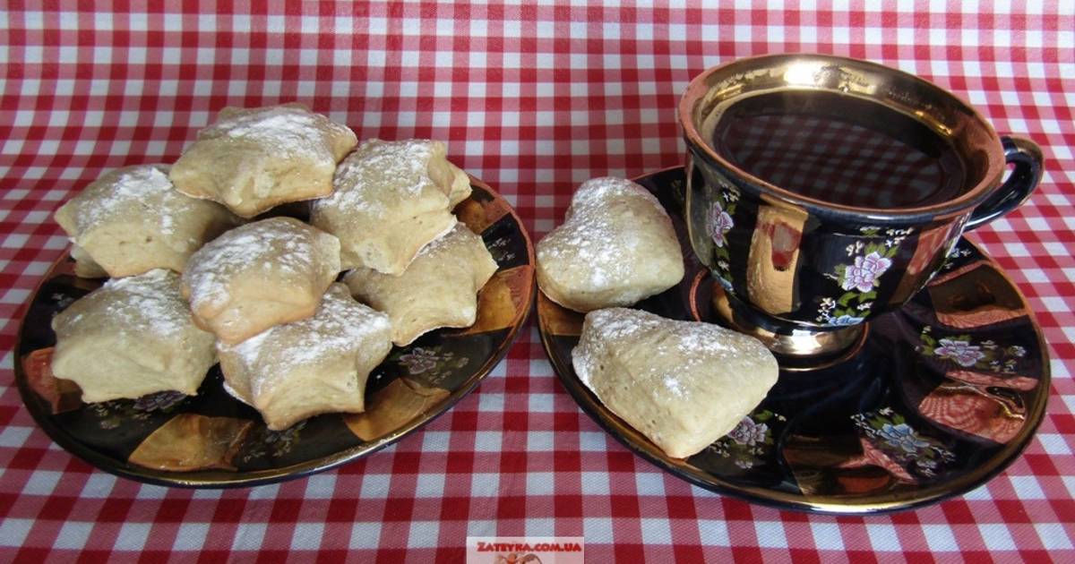 Сметанное печенье — рецепт с фото пошагово. Готовим домашнее печенье из сметаны.