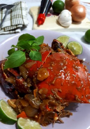 Foto resep Kepiting Pedas Saus Tiram