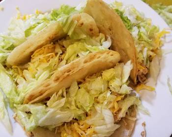 Latest Recipe Crockpot Chicken Tacos in a Crispy Shell Home Style