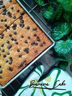 Foto resep Banana Cake (2 telur, tanpa mixer)