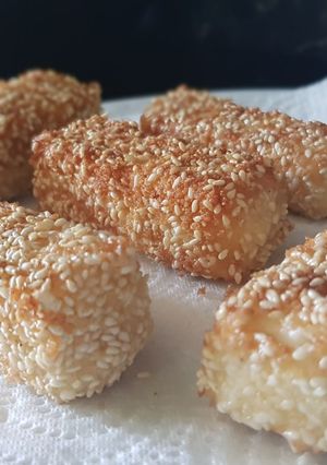 Une photo de 27• Recette Apéro N°4 : Feta Grillée au sésame et miel