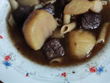 Estofado de ternera con macarrones