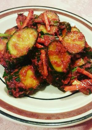 Foto resep 🍃 Kimchi Oisobagi 🍃