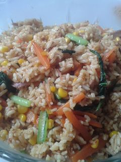 Foto resep nasi goreng tuna