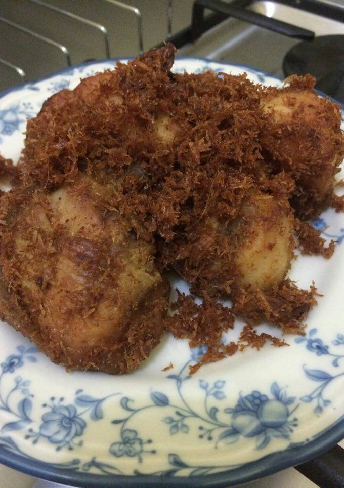 Foto resep Ayam serundeng kelapa