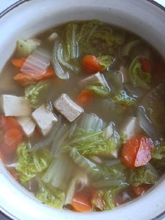 Foto resep Sop Sawi Wortel Tahu