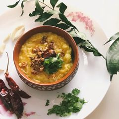 A picture of Matka daal rice.