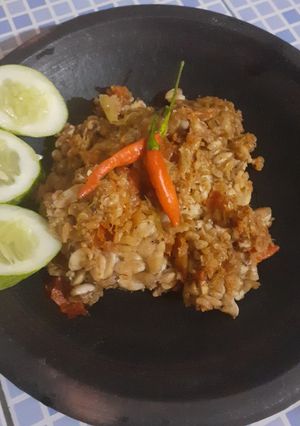 Foto resep Tempe sambal bawang